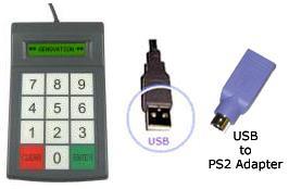 Genovation PS/2 LCD keypad pin-pad