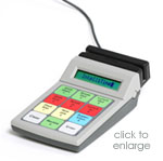 slotted card reader keypad