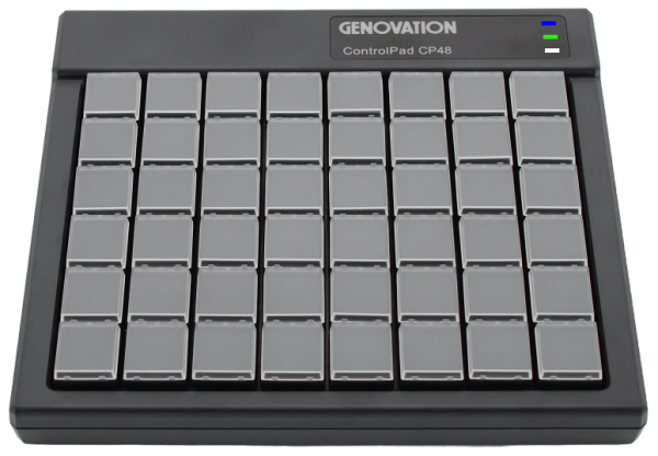 Controlpad CP48 programmable keypad front view 3-LED's mouse emergency 911 pasp e911 ems