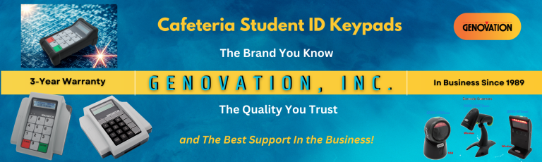Cafeteria POS Keypads